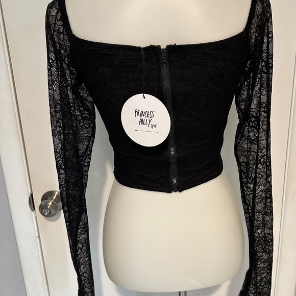 PRINCESS POLLY‎ Purnell  Lace Top Black - Size 4 - NEW With Tags - In Bags. - Picture 2 of 16